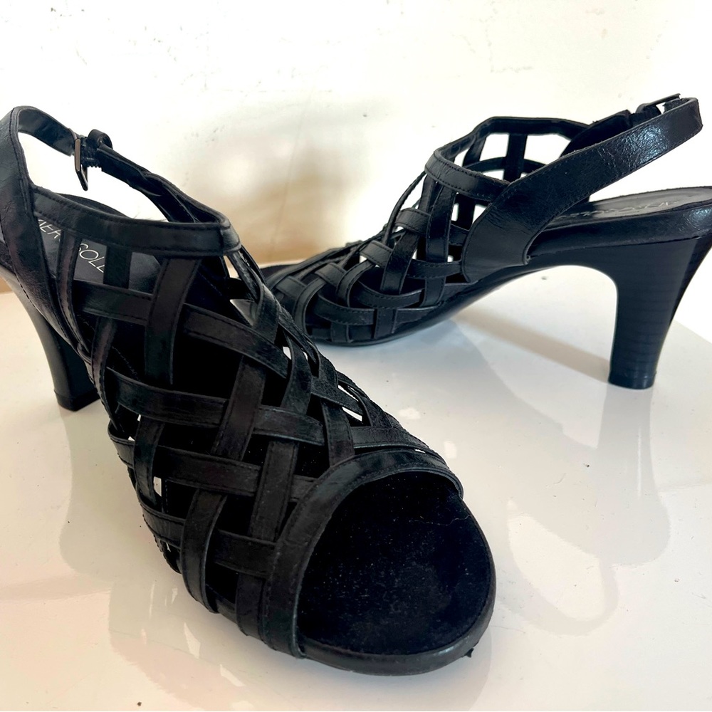 Strappy black Aerosoles Heels